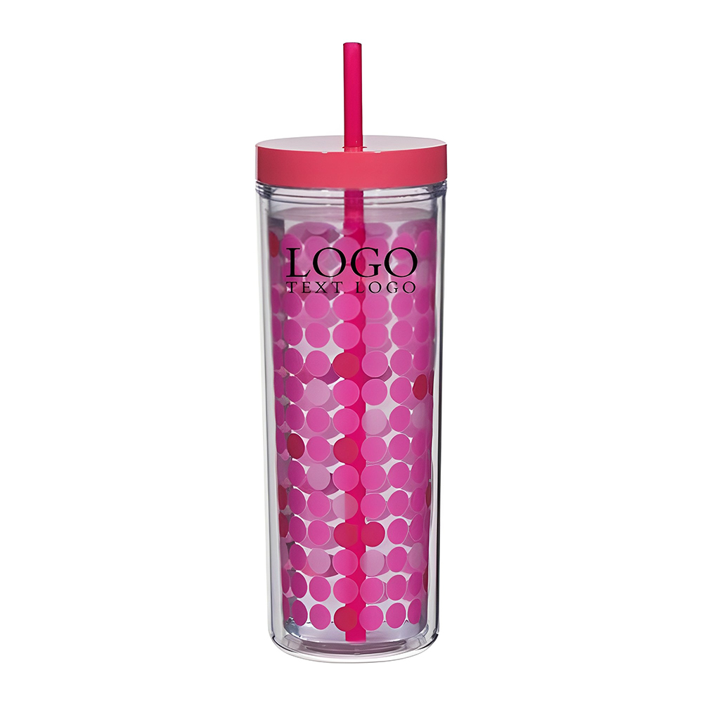 Advertising Color Changing Tumbler Pink With Logo