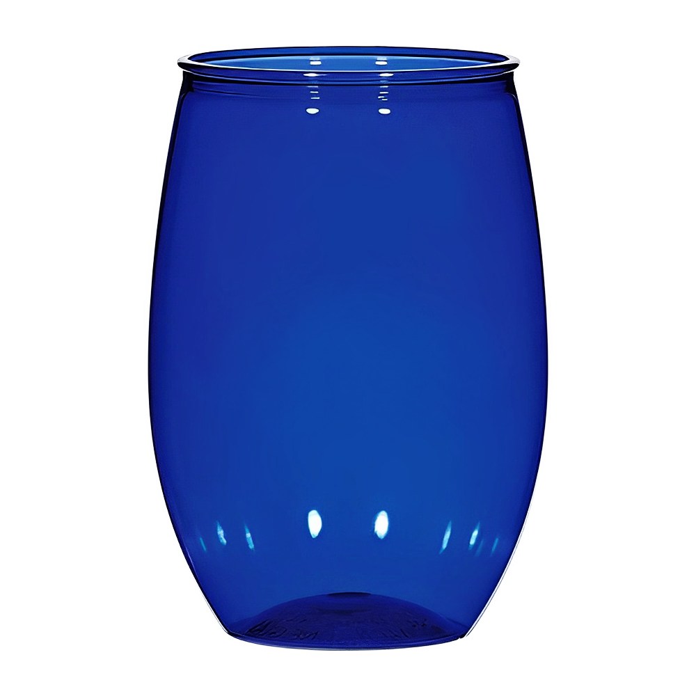 16 Oz Handy Stemless Wine Glass Blue