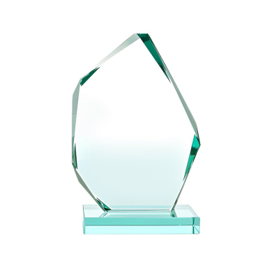 Promotional Engraved Jade Glass Trophy