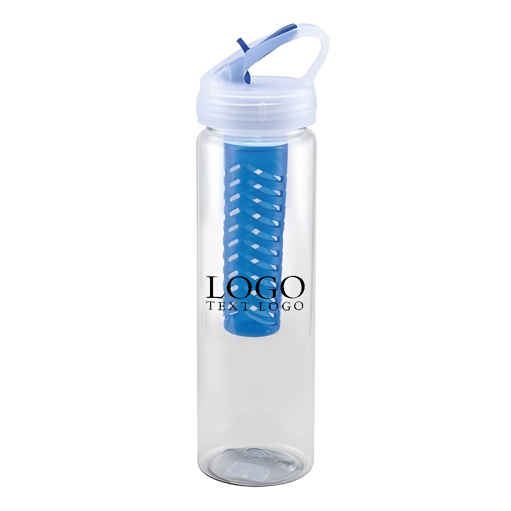 Advertising 25 Oz Fruit Fusion Bottle Blue With Logo
