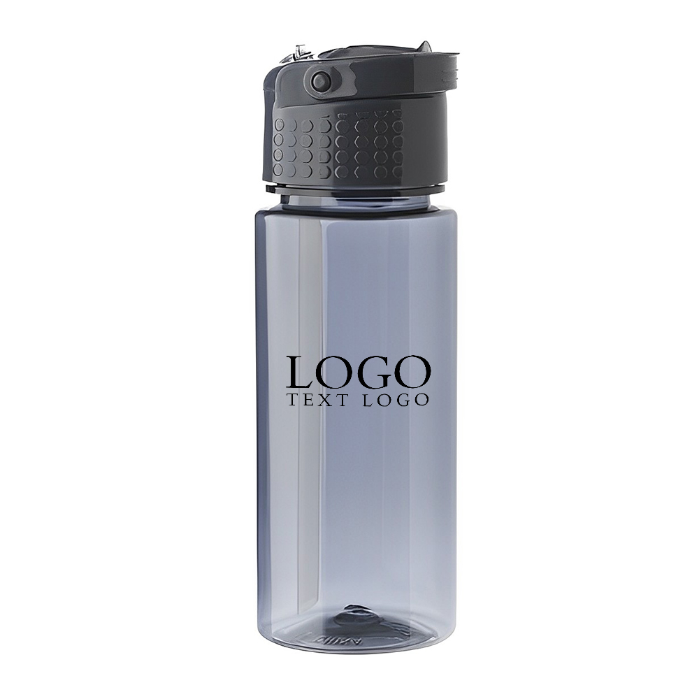 Advertising 18 oz Transparent Plastic Water Bottle Smoke With Logo