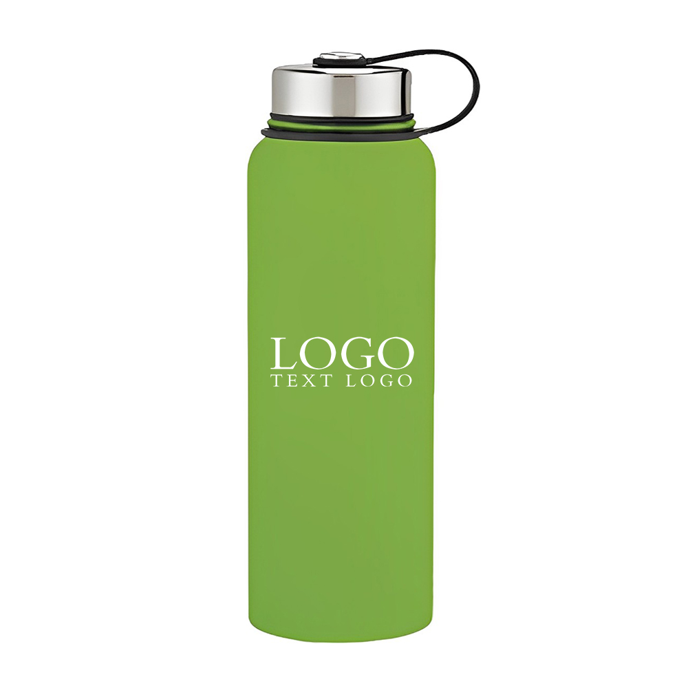 Advertising 40 Oz Invigorate Stainless Steel Bottle Lime With Logo