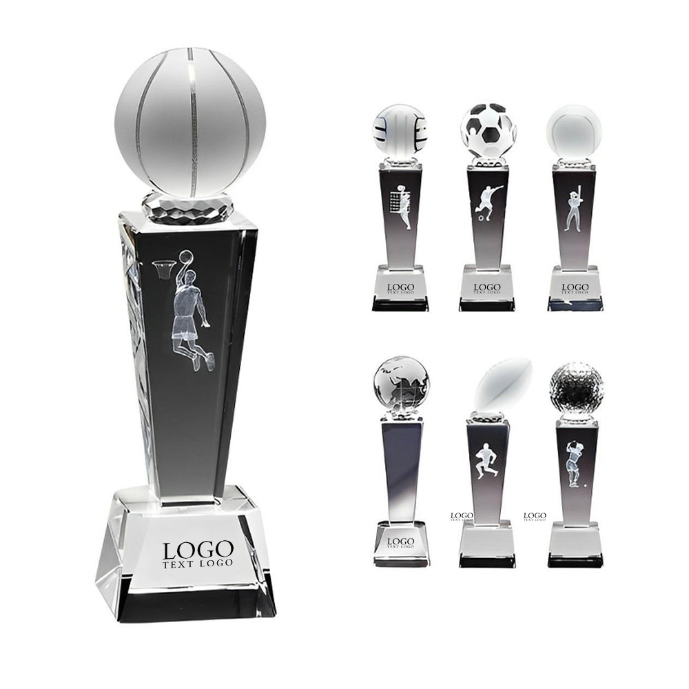 Basketball Game Crystal Trophy Free Shipping