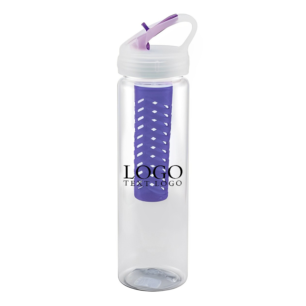 Advertising 25 Oz Fruit Fusion Bottle Purple With Logo