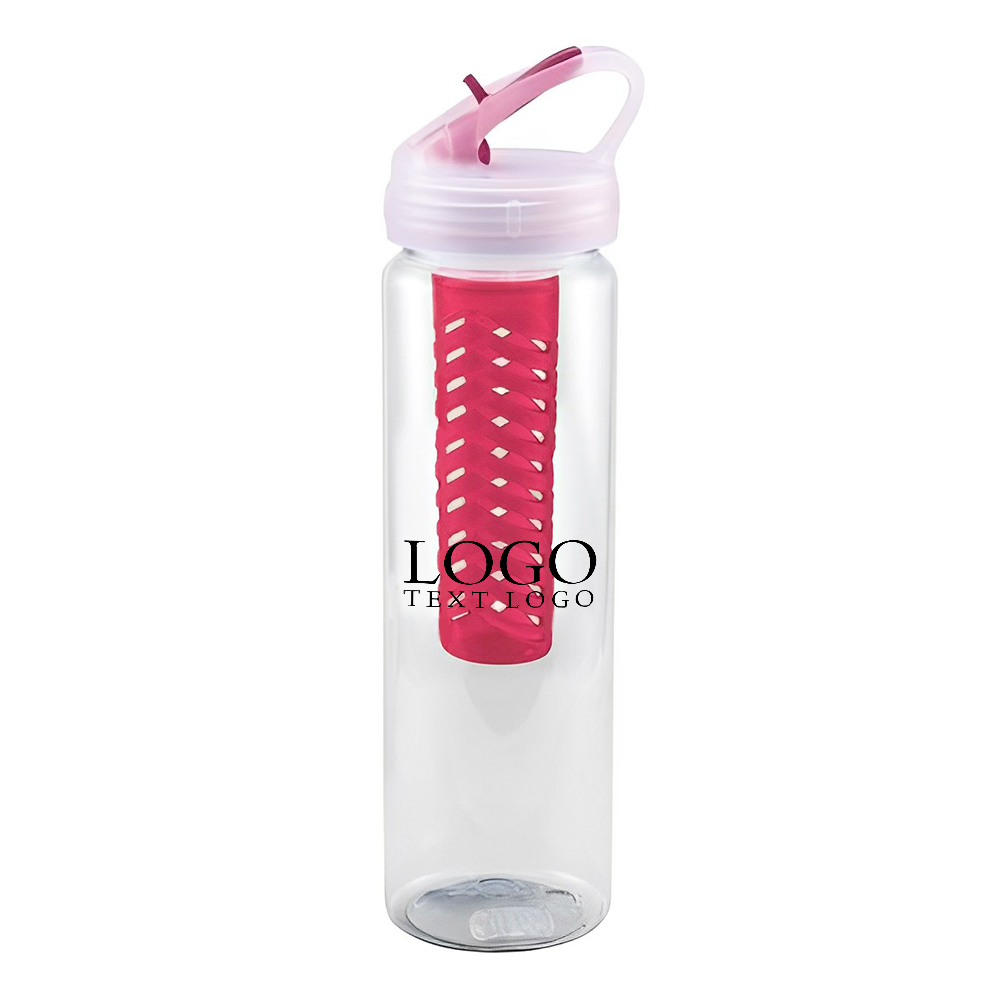 Advertising 25 Oz Fruit Fusion Bottle Red With Logo
