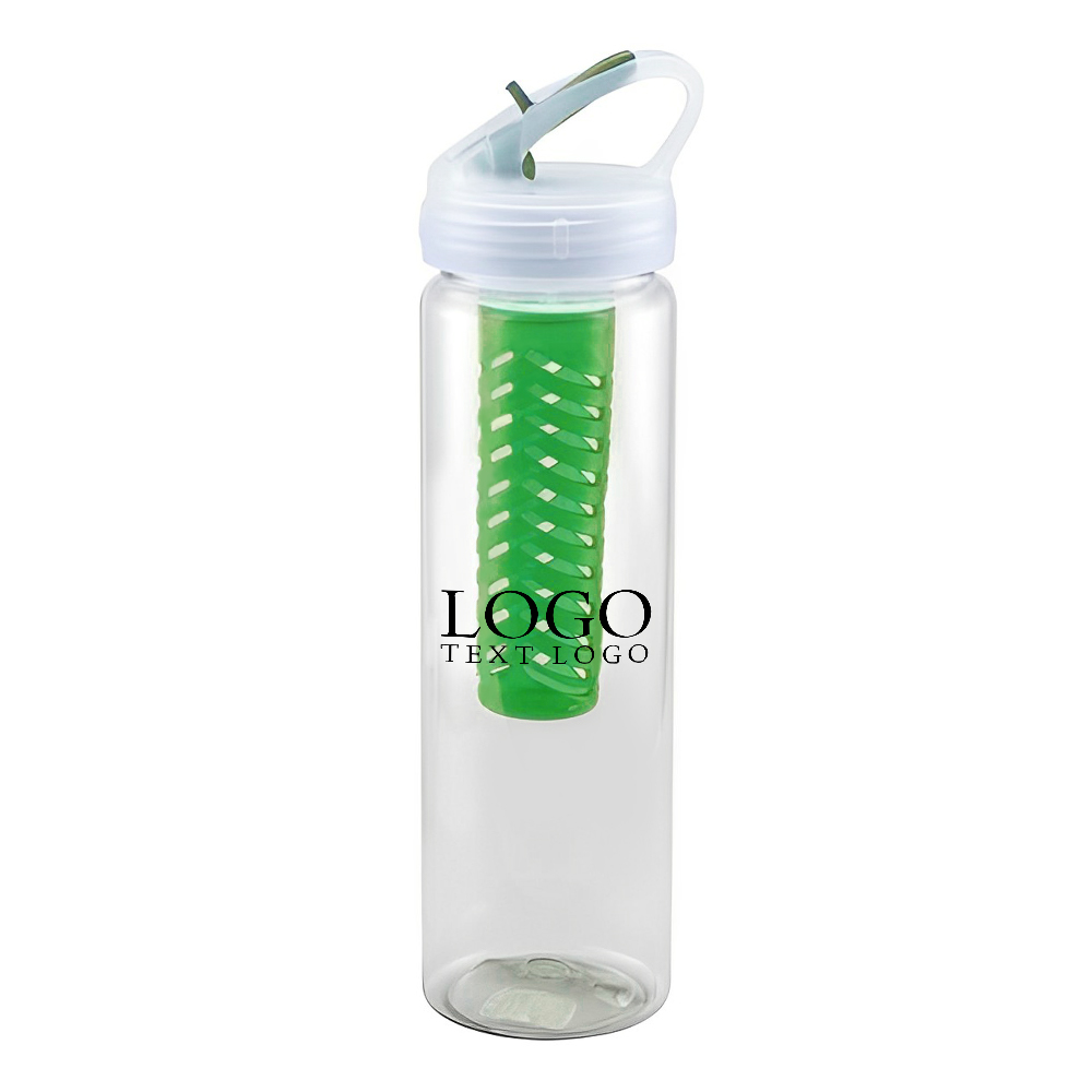 Advertising 25 Oz Fruit Fusion Bottle Green With Logo