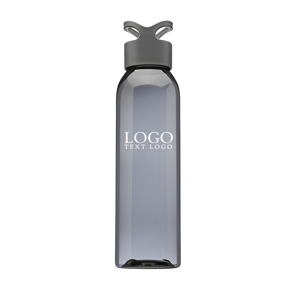 Advertising 22 oz Trainer Plastic Water Bottle Smoke With Logo