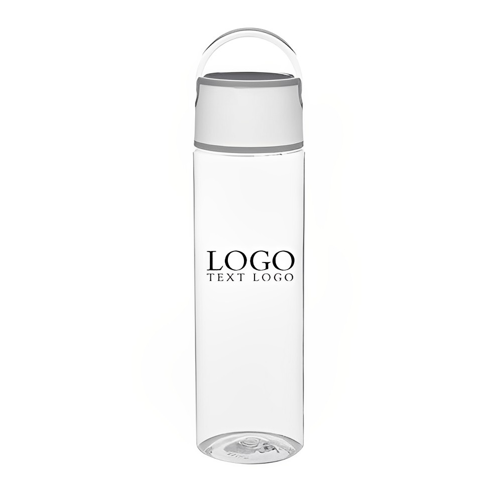 23 oz Chenab Tritan Plastic Water Bottle White With Logo