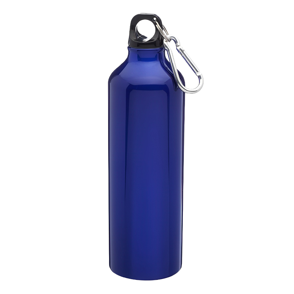 Blue 24 oz Aluminum Water Bottles