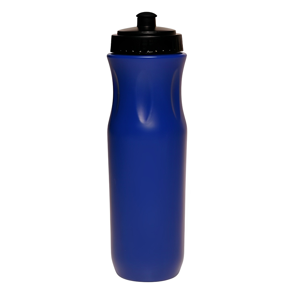 26 oz Plastic Sports Bottles with Push Top Blue
