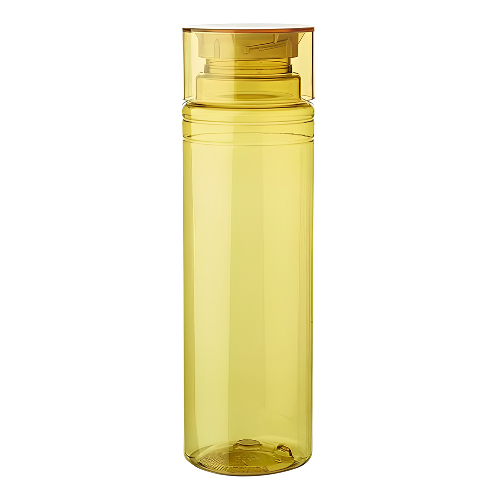 30 oz Enlace Cylindrical Plastic Water Bottle Yellow