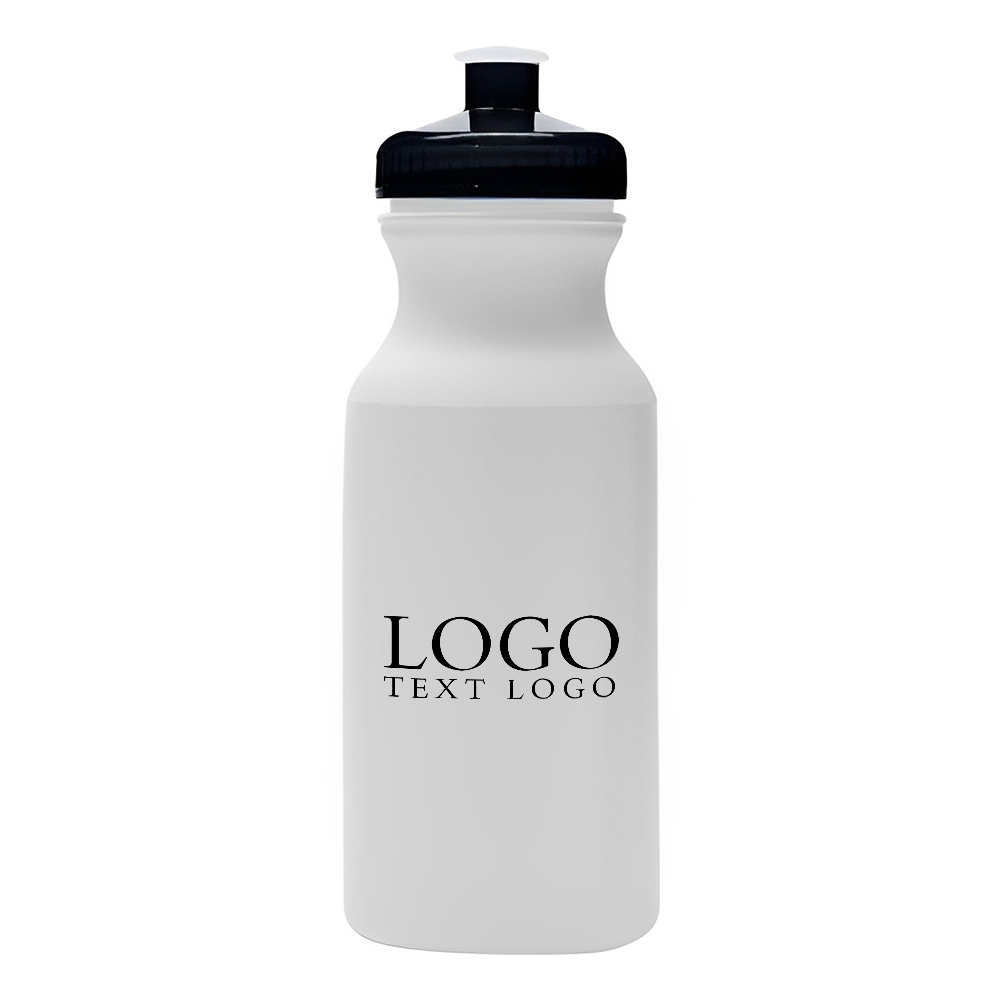 Imprinted 20 Oz Hydration Water Bottle Black With Logo