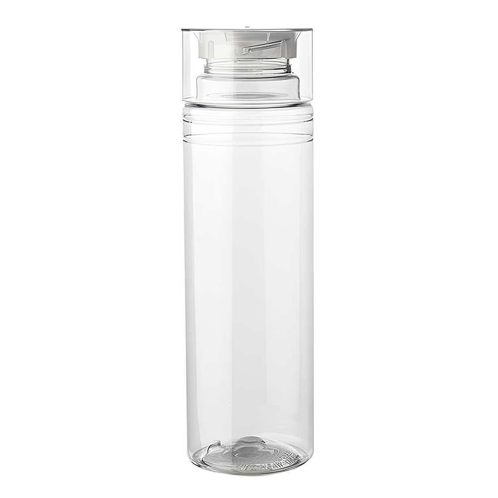 30 oz Enlace Cylindrical Plastic Water Bottle Clear