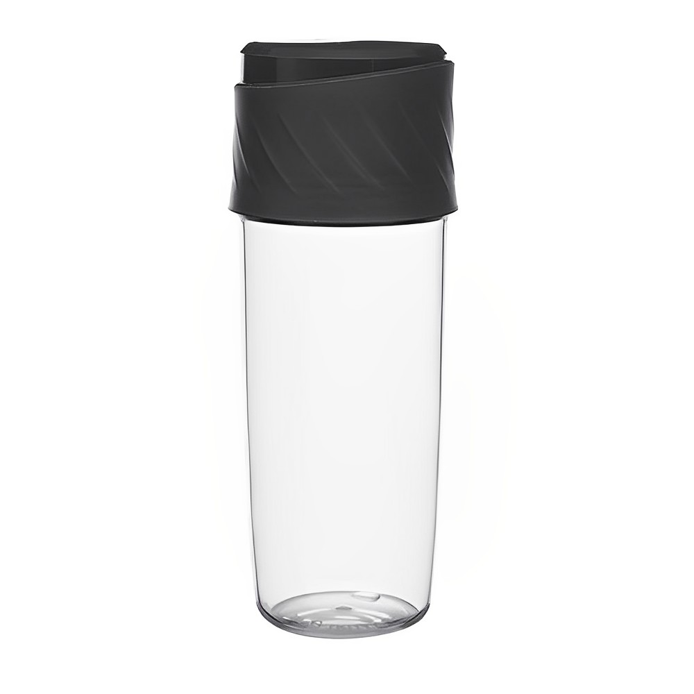 16 oz Dual Sip-N-Snack Tritan Water Bottle Black