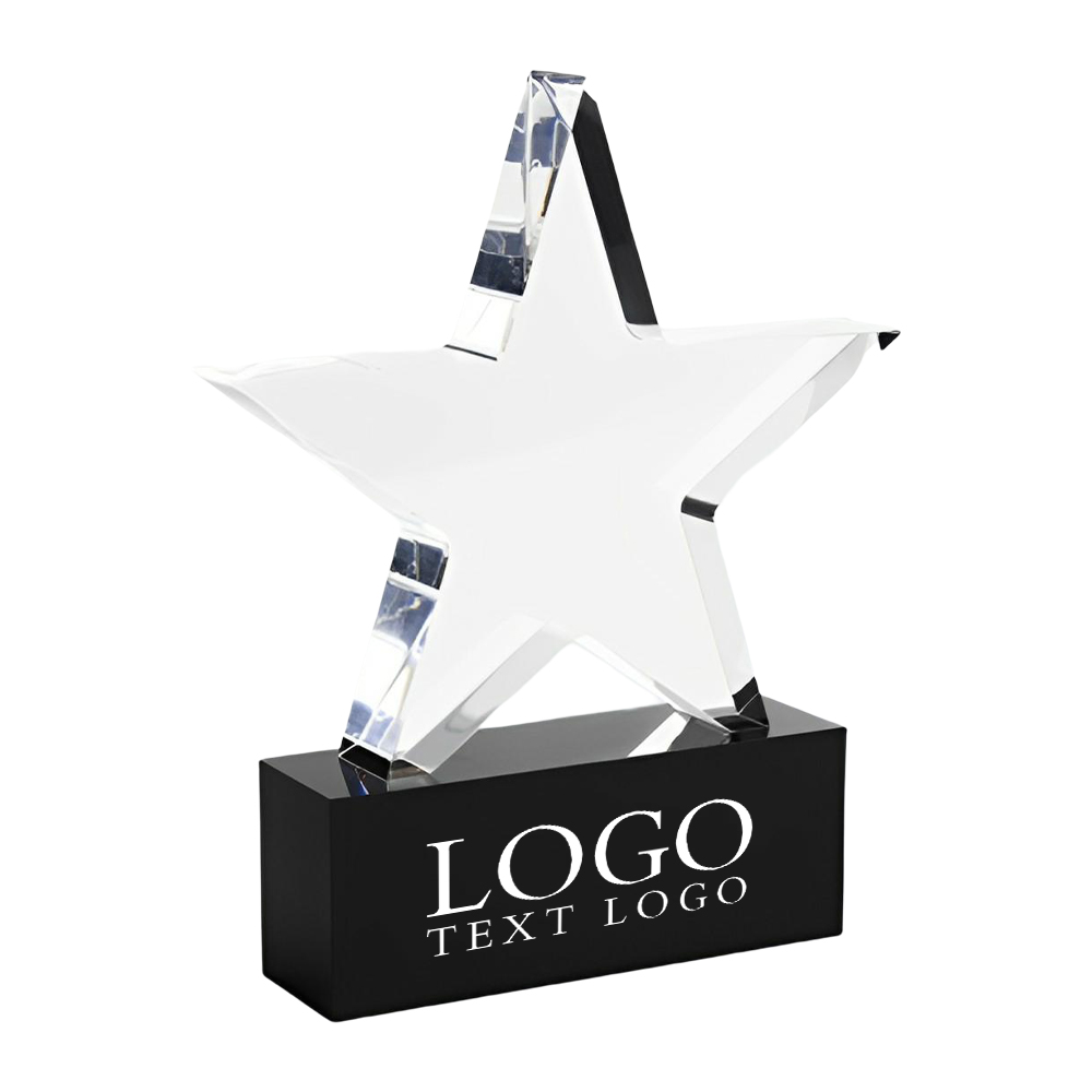 Acrylic Super Star Award With Logo