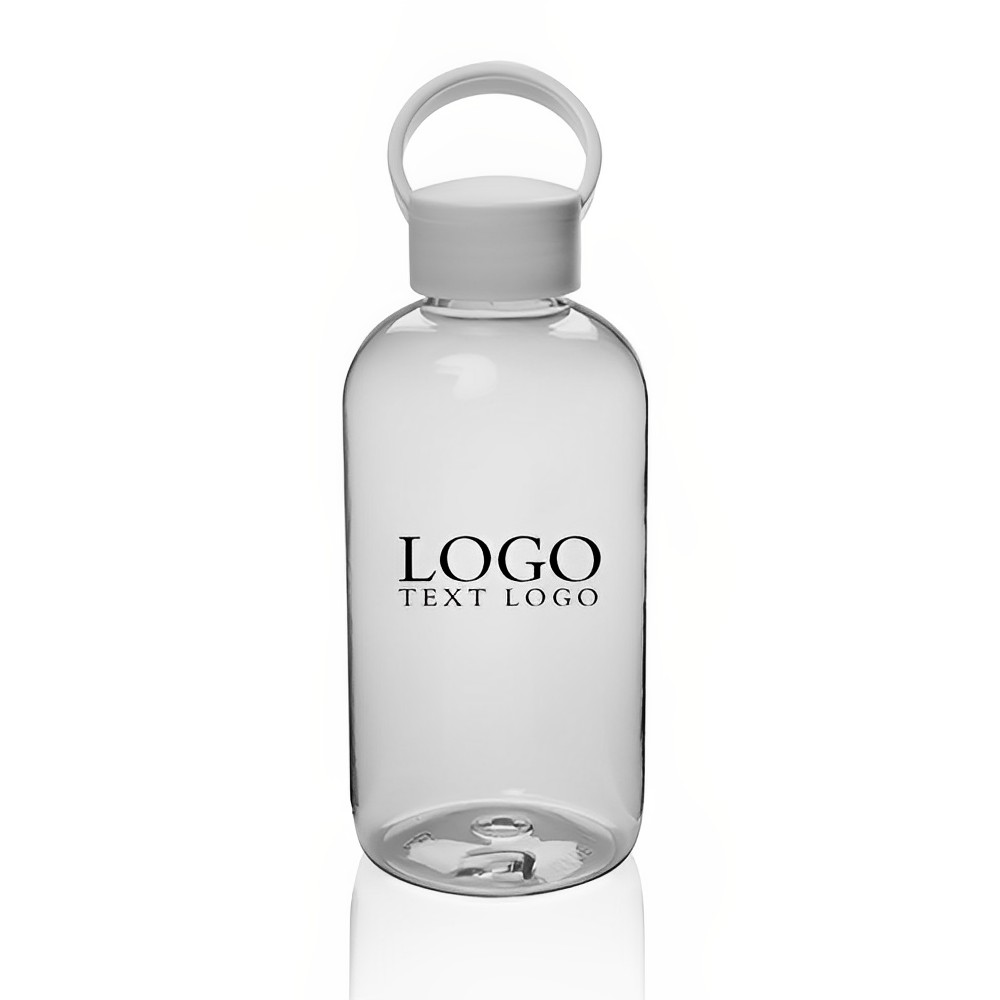 20 oz Water Bottles with Handle Gray With Logo