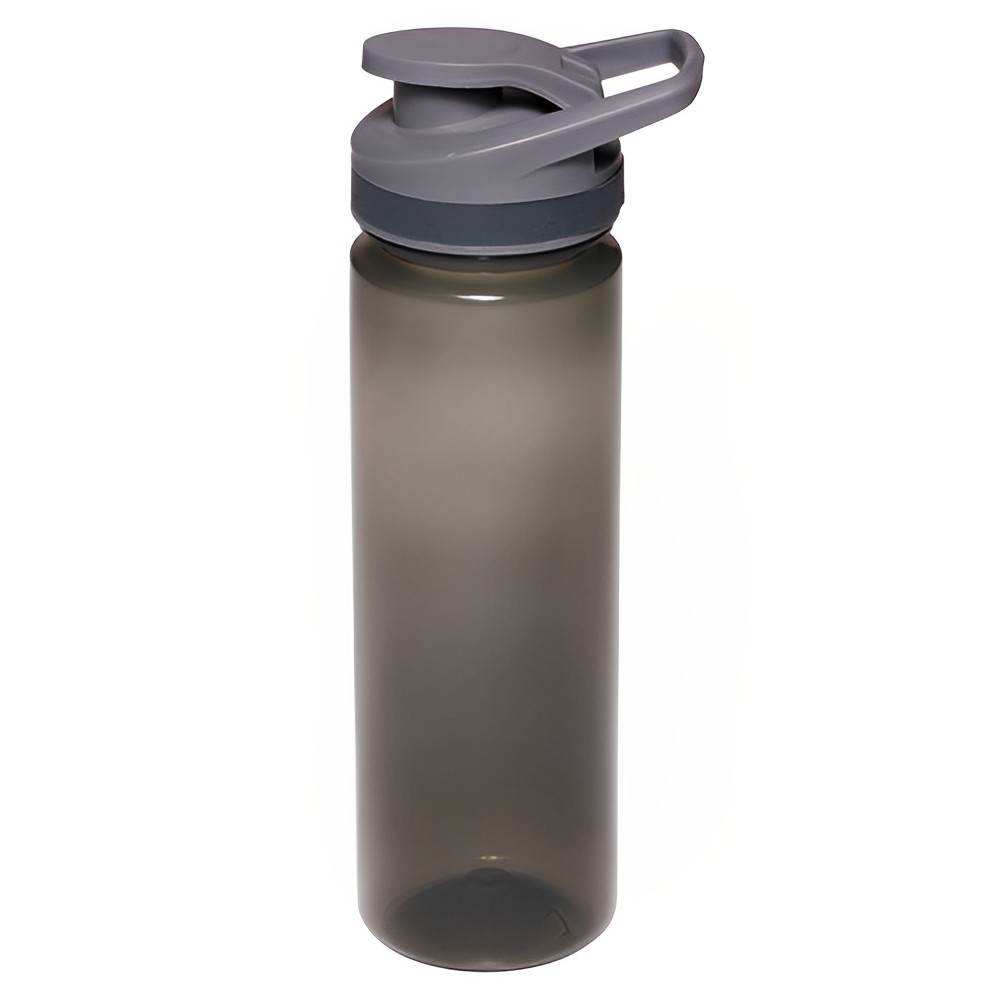 22 oz Flip Top Plastic Sports Bottles Black