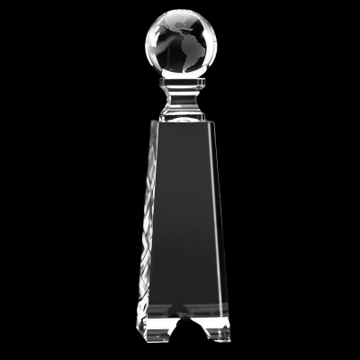 Advertising Medium Crystal Globe On Gate Tower Award