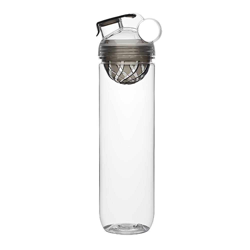 Gray 27 oz Custom Gridiron Infuser Water Bottle