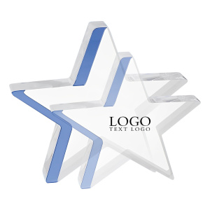  Acrylic Star Award WIth Customized Name