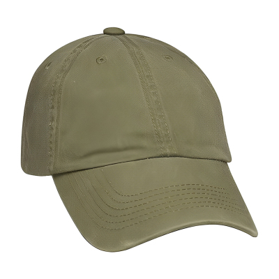 Washed Cotton Twill Six-Panel Embroidered Hat