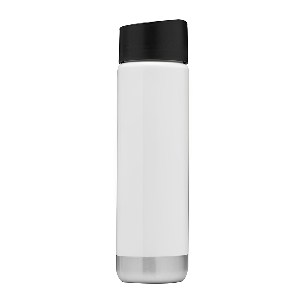 White 25 oz Slim Line PET Water Bottle