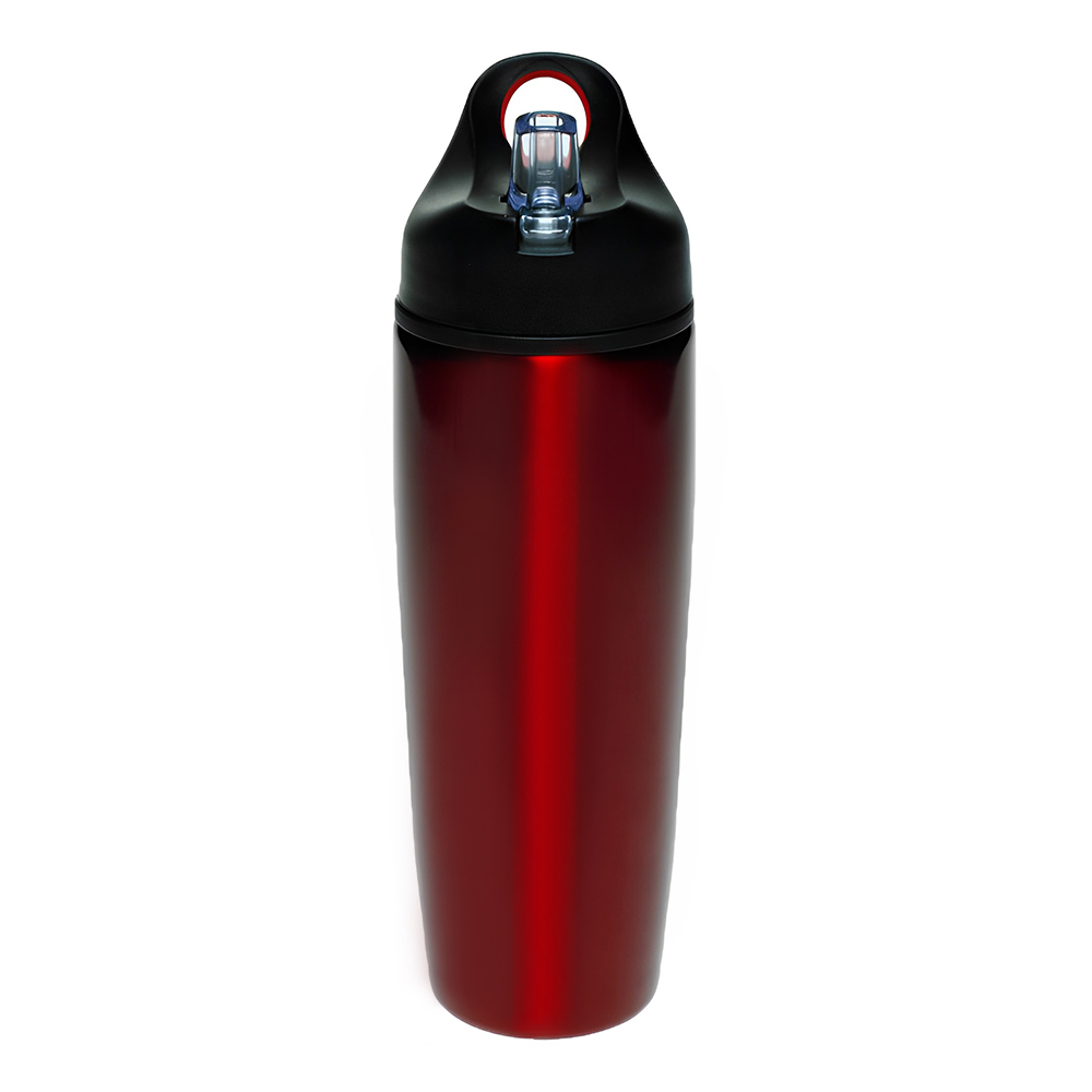 Red 28 oz Stainless Steel Sports Bottles