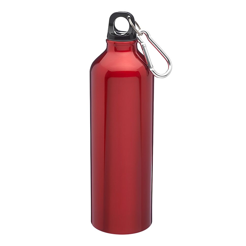 Red 24 oz Aluminum Water Bottles