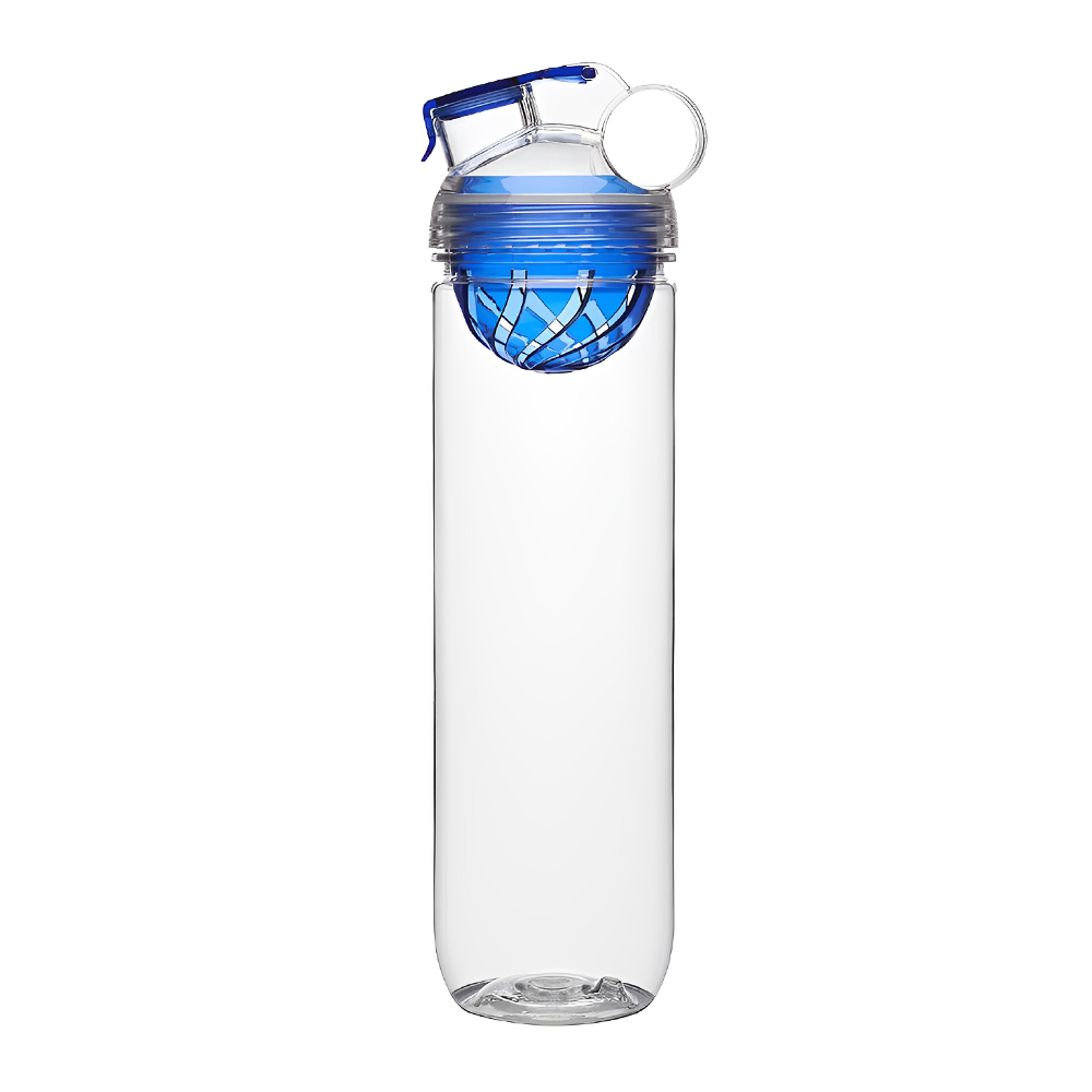 Blue 27 oz Custom Gridiron Infuser Water Bottle