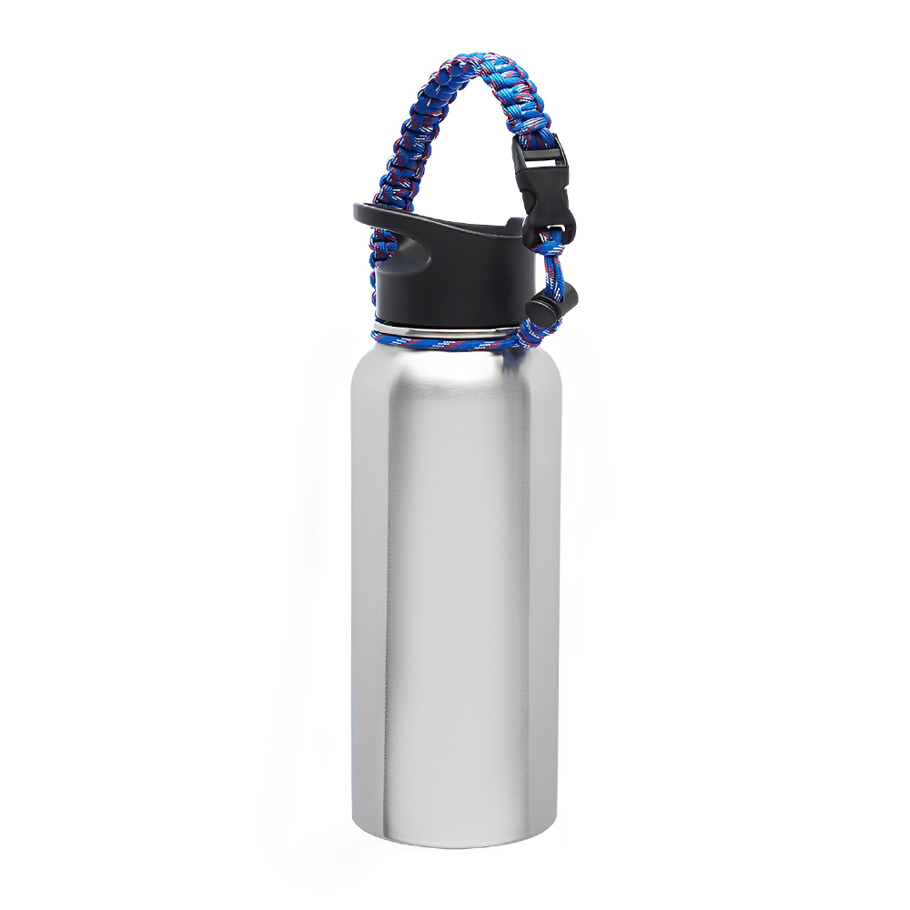 Silver 34 oz Stainless Steel Water Bottle