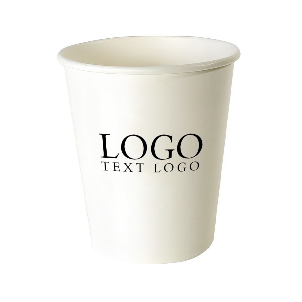 8 Ounce Hot Cold Paper Cup With Logo