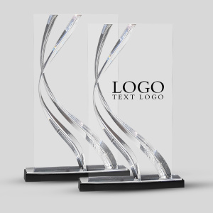 Large Clear Award With Custom Name