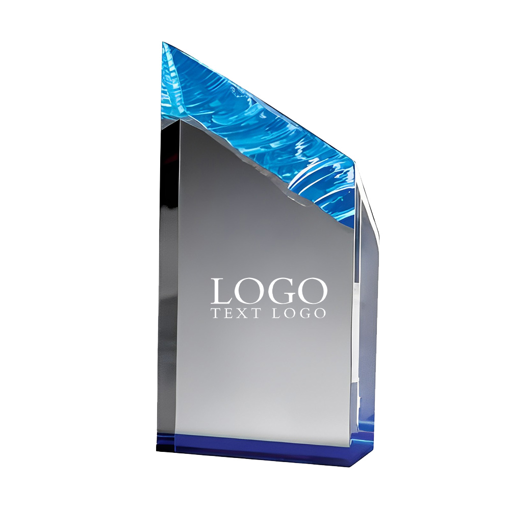 Medium Chisel Tower Award Blue With Logo