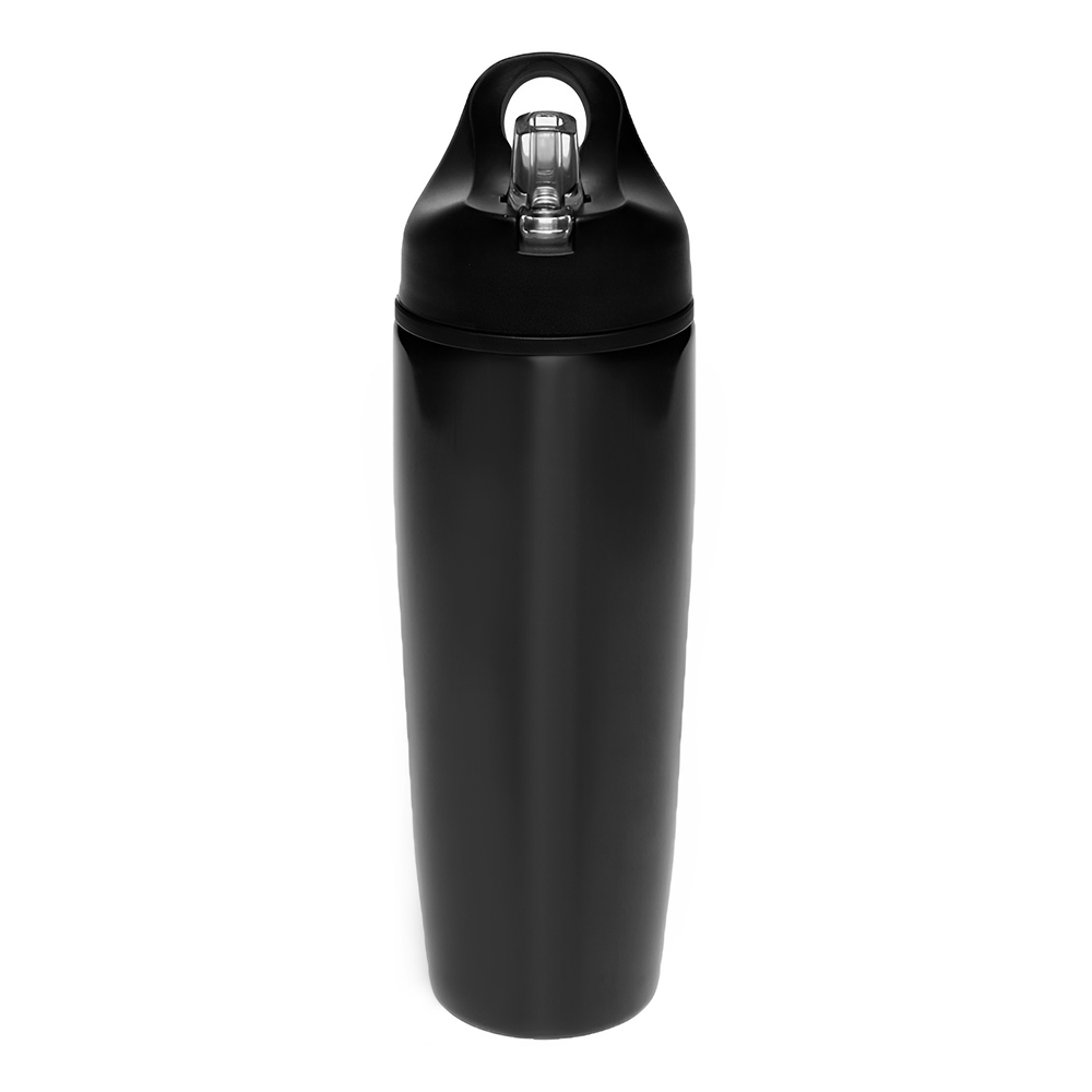 Black 28 oz Stainless Steel Sports Bottles
