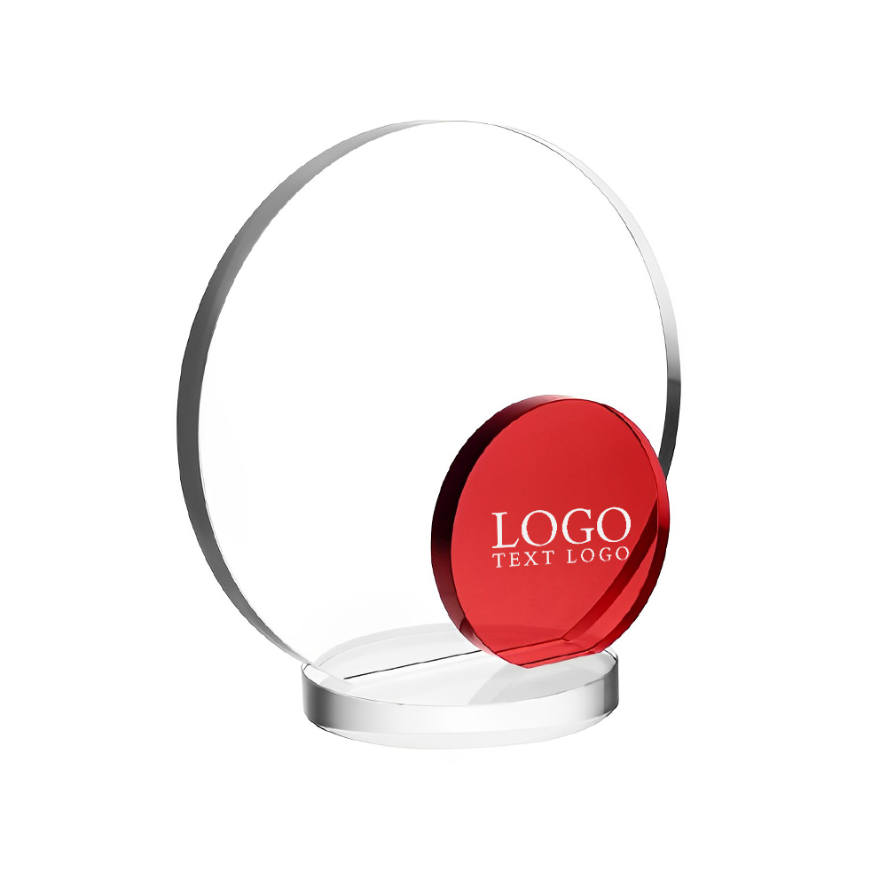 Eclipse Optic Crystal Awards Red With Logo Eclipse Optic Crystal Awards Red With Logo