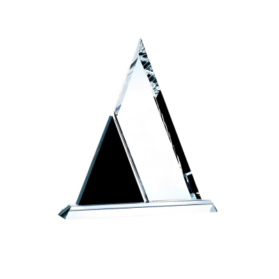 Optical Crystal Duet Triangle Award