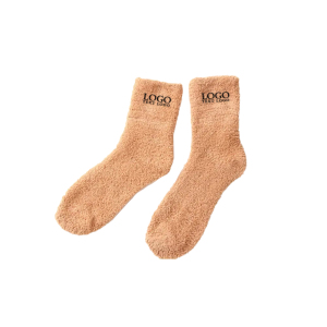 Customized Fuzzy Ankle Socks