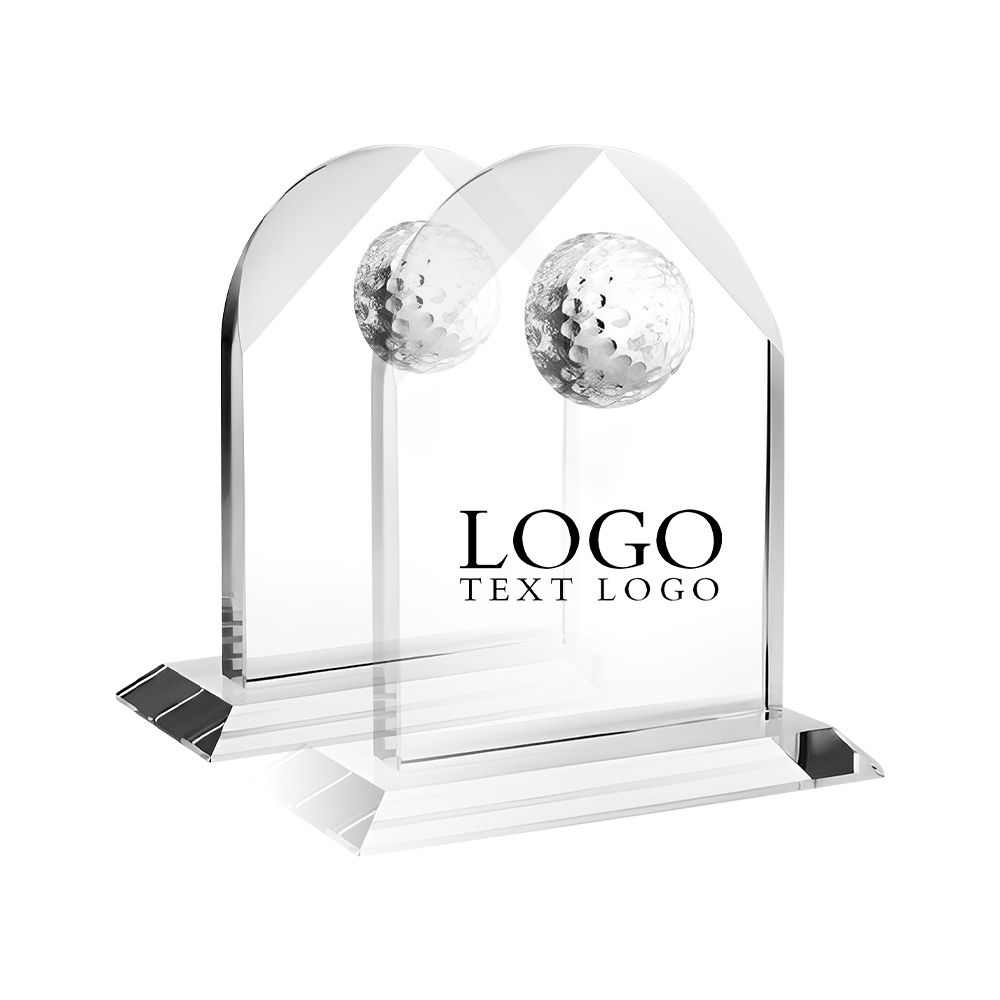 Distinguished Golf Arch Crystal Award Customized