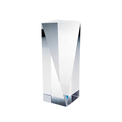 Medium Atria Crystal Award With Custom Logo