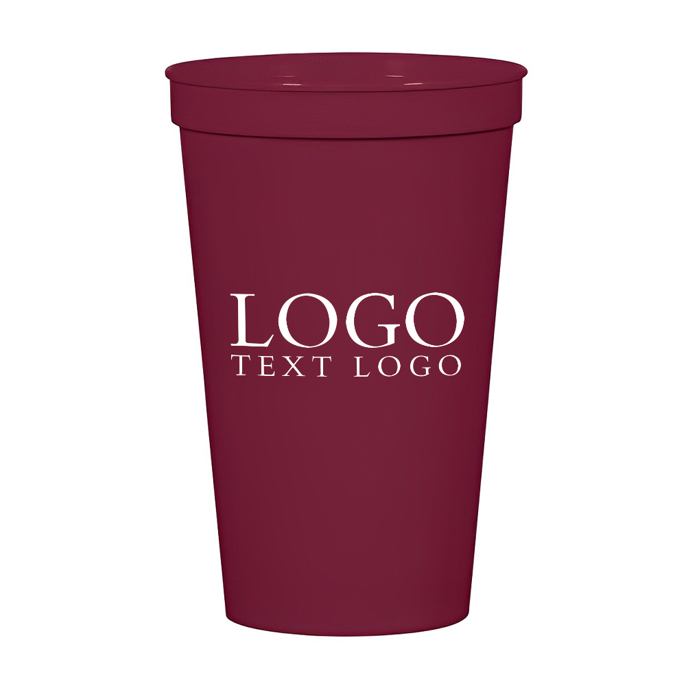 Maroon 22 oz