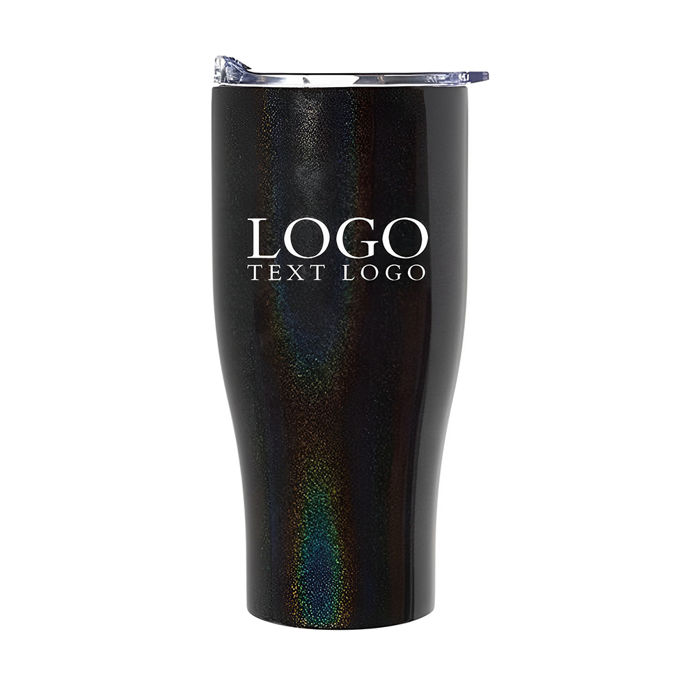 Custom Tumbler Cups Black Logo