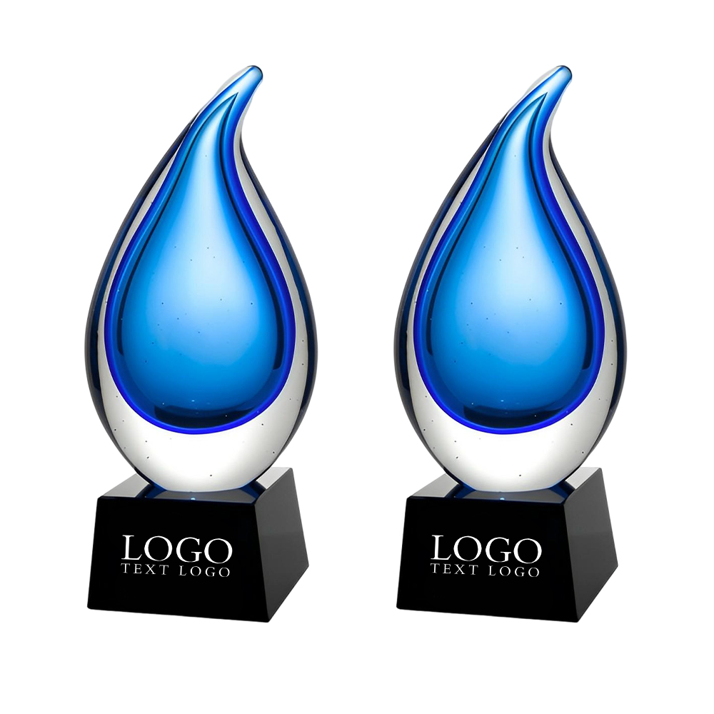 Art Glass Rain Drop Award Free Shipping