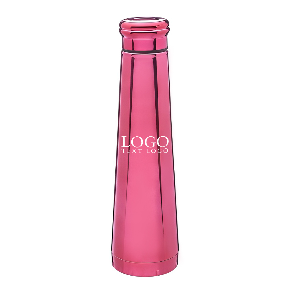 Custom Bottles Pink Logo