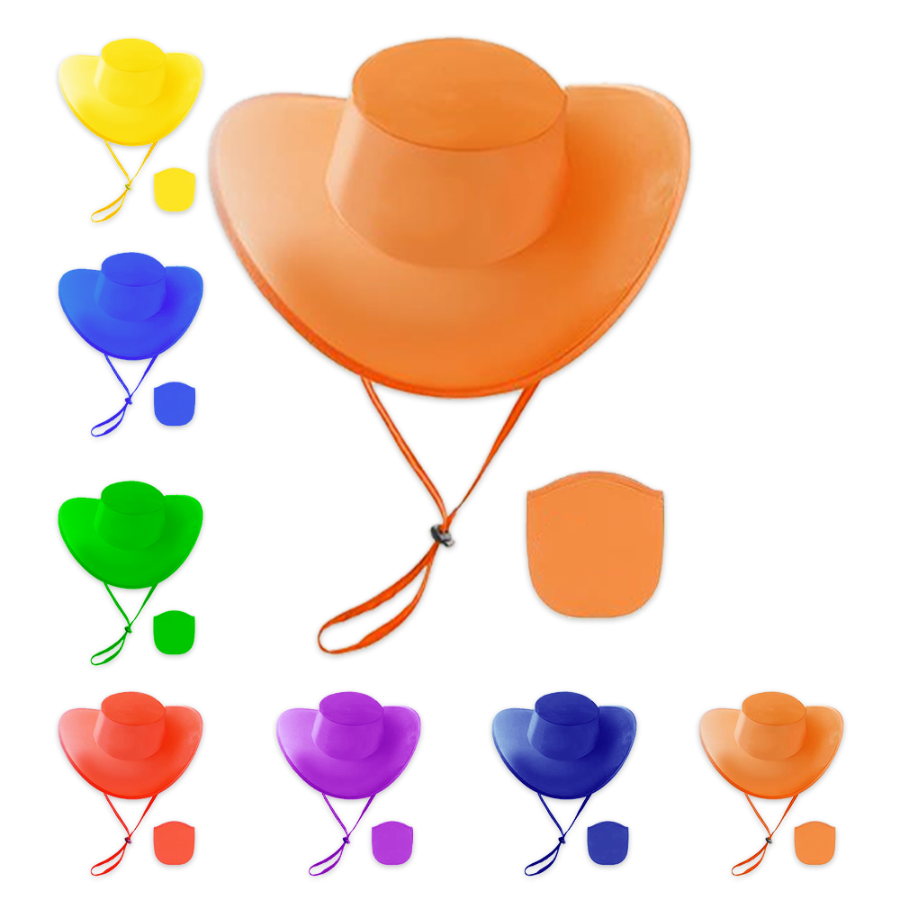 Custom foldable cowboy hats Group