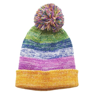 Promotional Multi-Color Knitted PomPom Beanies