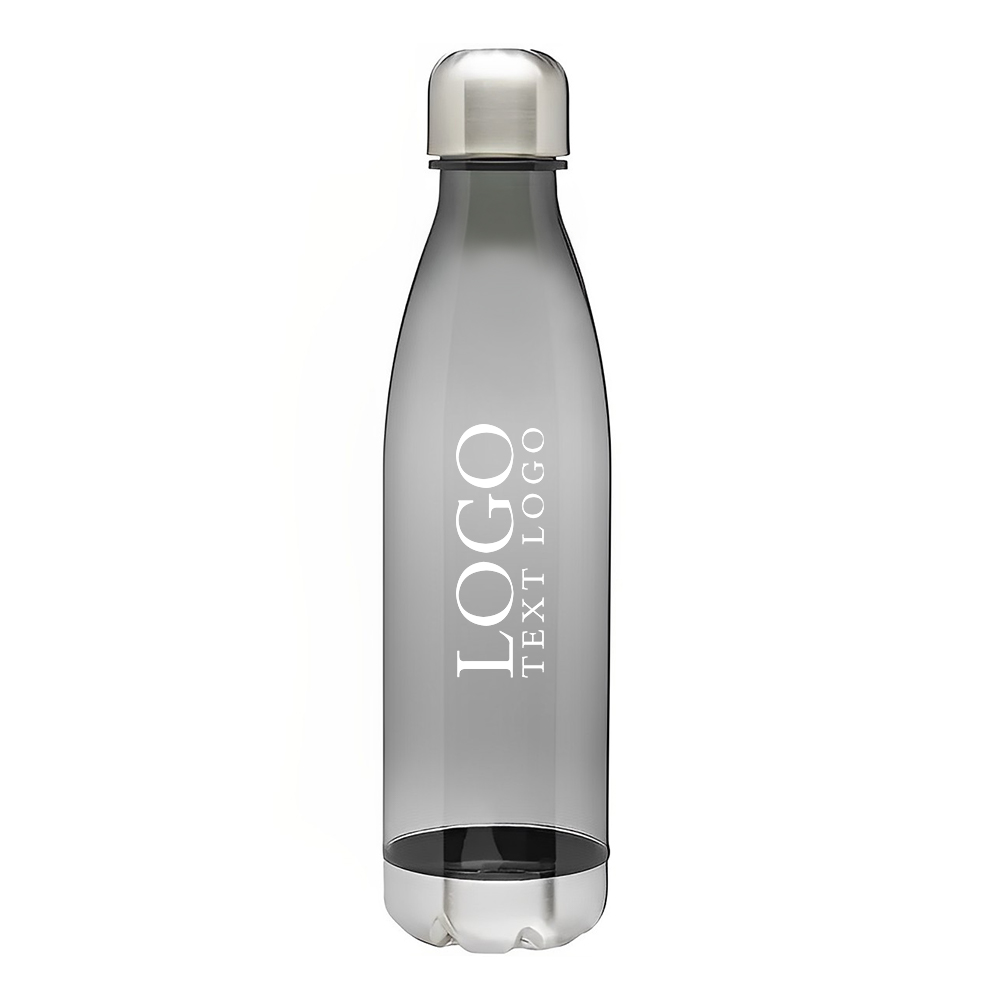 Sports Water Bottles Gray Logo