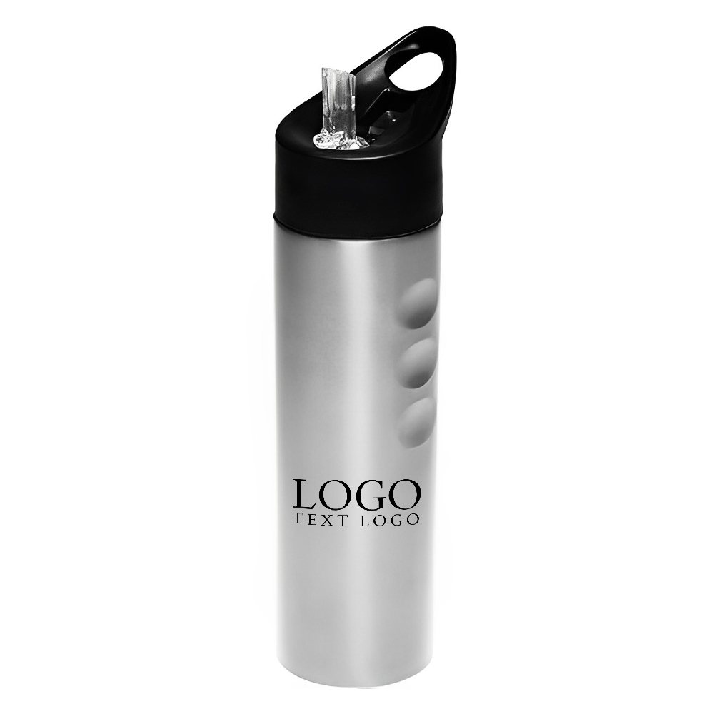Stainless Steel Water Bottles Sliver Logo