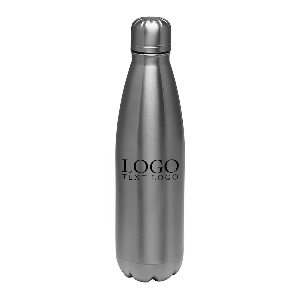 Stainless Steel Water Bottles Sliver Logo