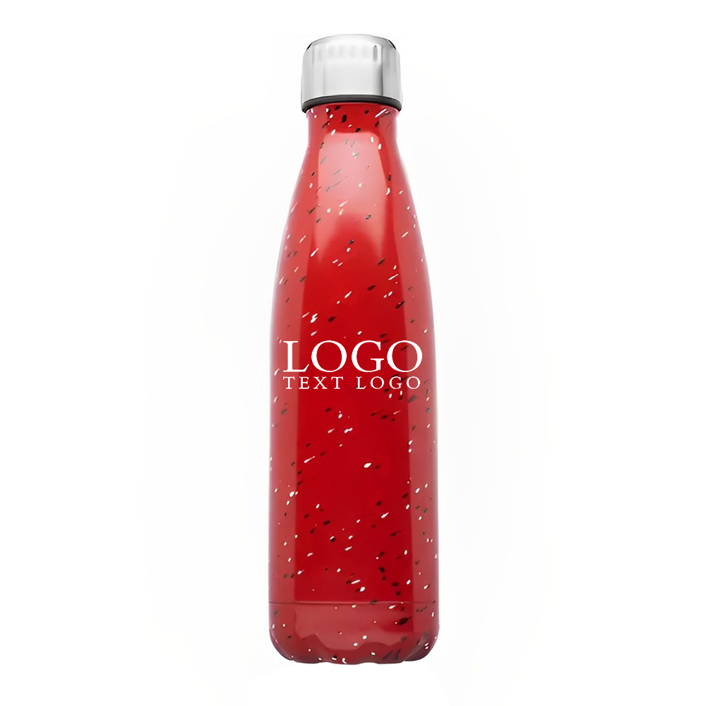 Insulated Water Bottles Red Logo