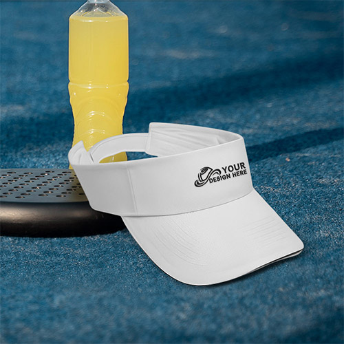 Promotional Solid Color Brushed Cotton Sandwich Visor